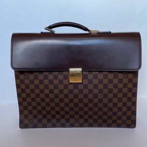 Louis Vuitton Altona Attaché briefcase in Damier Ebene